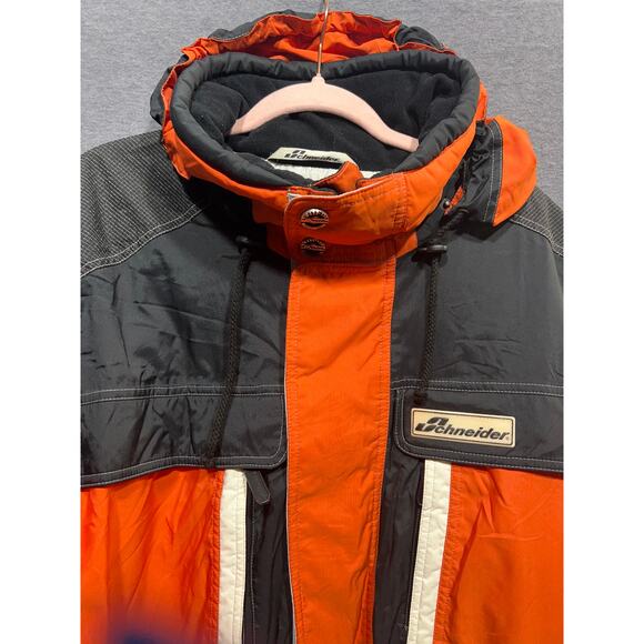 Vintage Schneider Mens Multicolor Hooded Ski Jacket Size 60R/4XL NWT - Picture 4 of 16